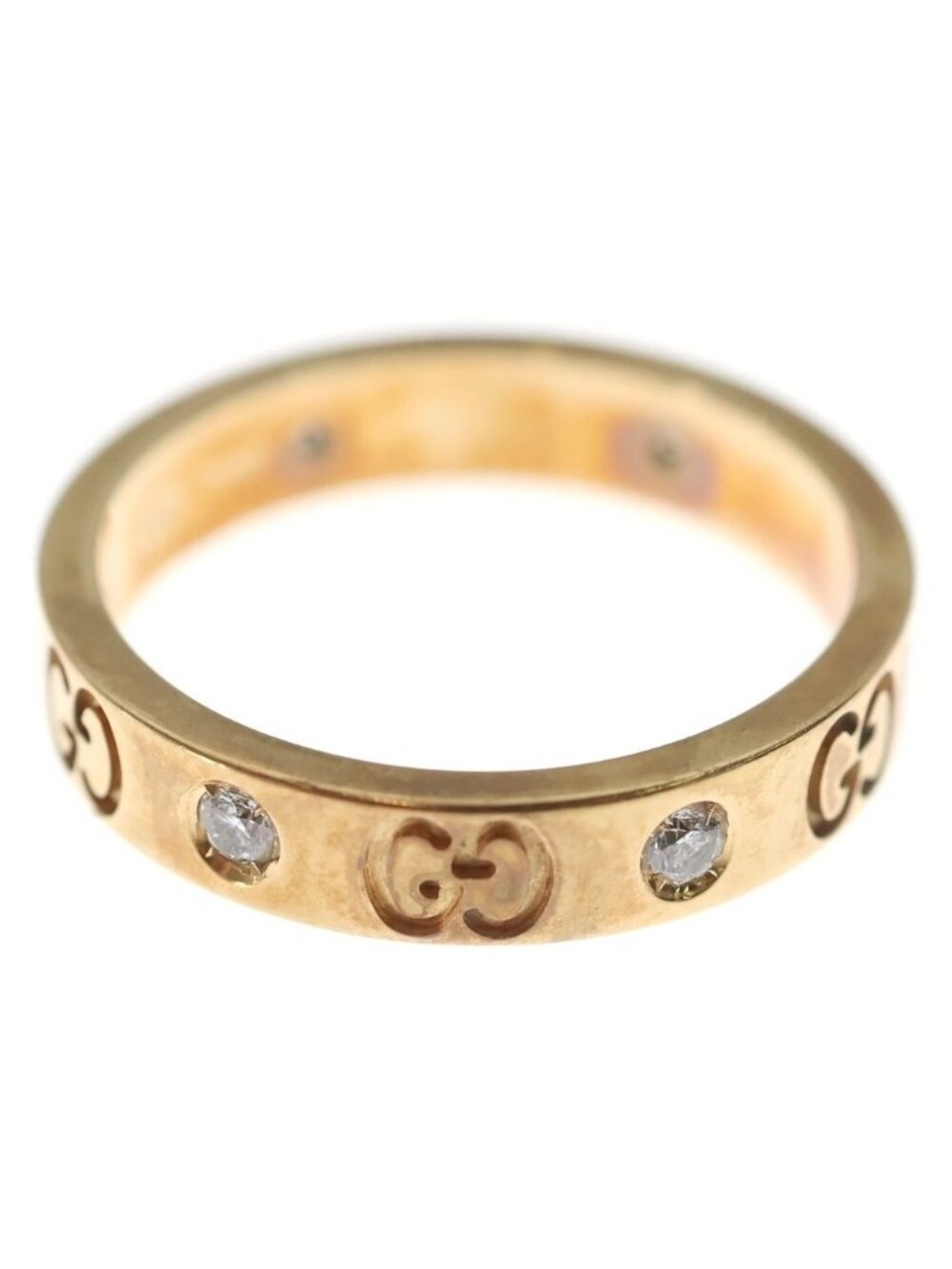 Gucci Icon Diamond Ring Pink Gold 18k